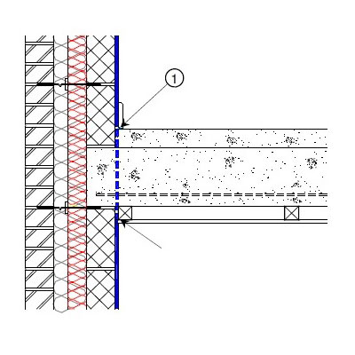 Aerstad Ireland | Airtightness products Ireland | Hollow core slab | Airtight membrane | Insulation products Ireland | Concrete slab seal | Slab closer | Airtight home