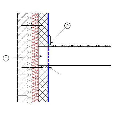 Aerstad Ireland | Airtightness products Ireland | Hollow core slab | Airtight membrane | Insulation products Ireland | Concrete slab seal | Slab closer | Airtight home